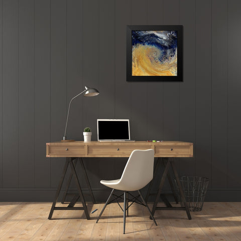 Starry Night Black Modern Wood Framed Art Print by Bolokofsky, Ronald