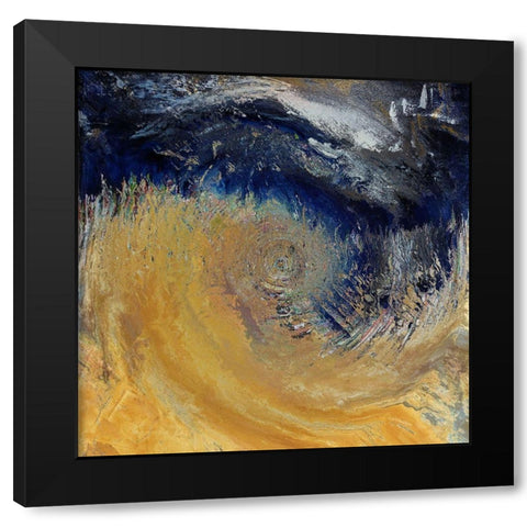 Starry Night Black Modern Wood Framed Art Print by Bolokofsky, Ronald
