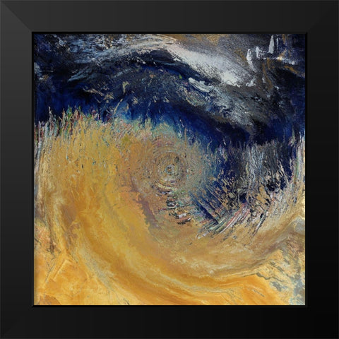 Starry Night Black Modern Wood Framed Art Print by Bolokofsky, Ronald