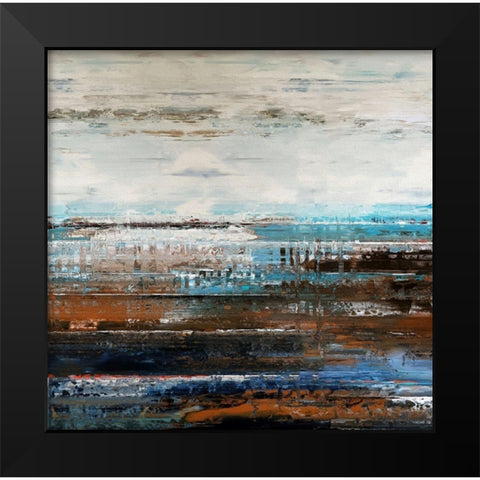 Calming Nature I Black Modern Wood Framed Art Print by Bolokofsky, Ronald