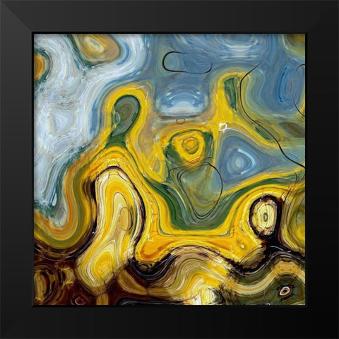 Bewilderment I Black Modern Wood Framed Art Print by Bolokofsky, Ronald