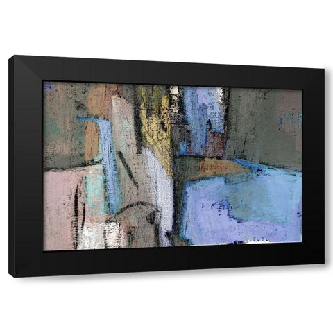 Pastel Junction II Black Modern Wood Framed Art Print by Bolokofsky, Ronald