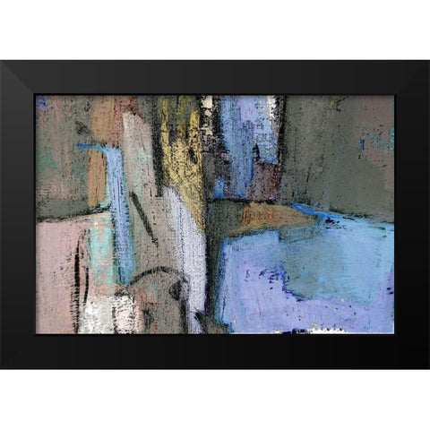 Pastel Junction II Black Modern Wood Framed Art Print by Bolokofsky, Ronald