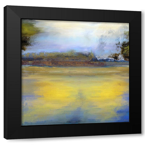 Vista Panorama III Black Modern Wood Framed Art Print with Double Matting by Bolokofsky, Ronald