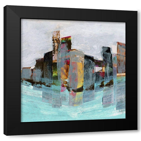 Off Shore II Black Modern Wood Framed Art Print with Double Matting by Bolokofsky, Ronald