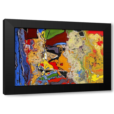 Chaotic Rumblings I Black Modern Wood Framed Art Print with Double Matting by Bolokofsky, Ronald
