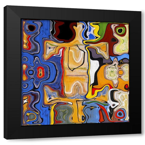 Displacement I Black Modern Wood Framed Art Print by Bolokofsky, Ronald