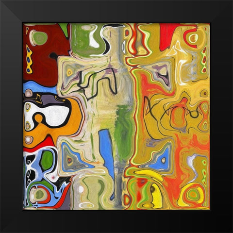 Displacement II Black Modern Wood Framed Art Print by Bolokofsky, Ronald