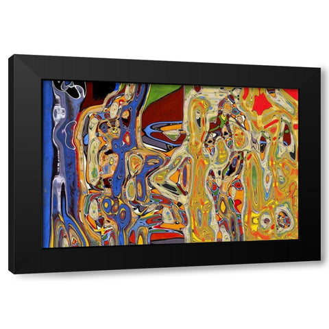 Full Plate IV Black Modern Wood Framed Art Print by Bolokofsky, Ronald