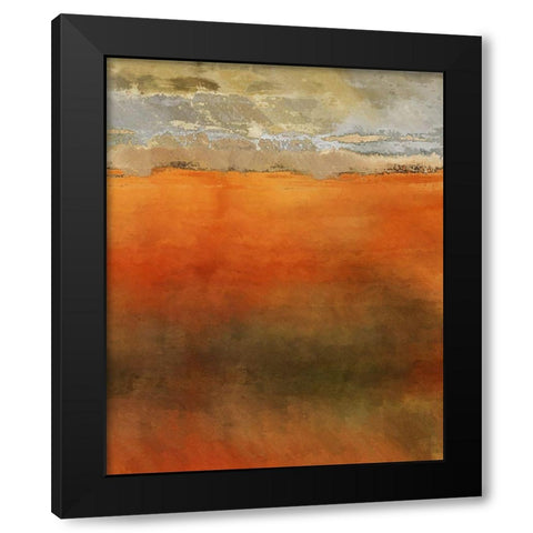 The Plains V Black Modern Wood Framed Art Print with Double Matting by Bolokofsky, Ronald