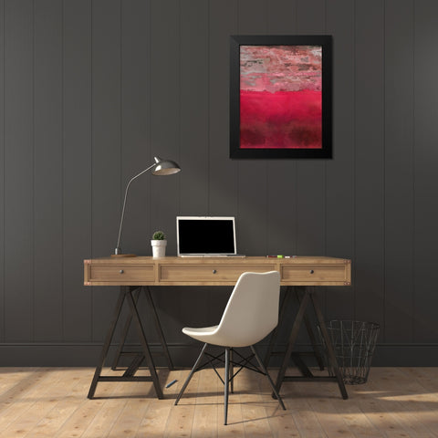 The Plains VII Black Modern Wood Framed Art Print by Bolokofsky, Ronald