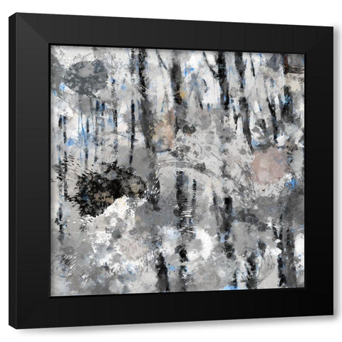 Splish Splash I Black Modern Wood Framed Art Print with Double Matting by Bolokofsky, Ronald