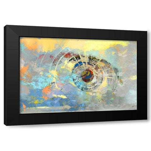 Trying To Stay Focused Black Modern Wood Framed Art Print by Bolokofsky, Ronald