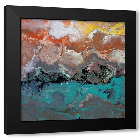 Above the Clouds III Black Modern Wood Framed Art Print with Double Matting by Bolokofsky, Ronald