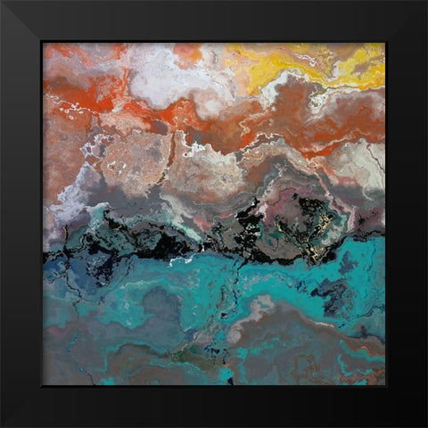 Above the Clouds III Black Modern Wood Framed Art Print by Bolokofsky, Ronald