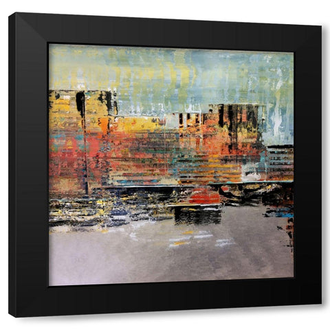 Beverly Blvd Black Modern Wood Framed Art Print with Double Matting by Bolokofsky, Ronald