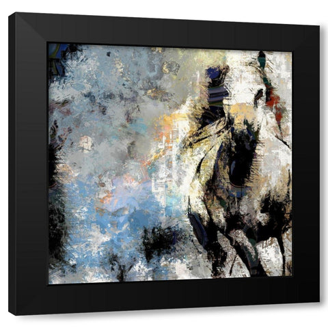 Artful Runner Black Modern Wood Framed Art Print with Double Matting by Bolokofsky, Ronald