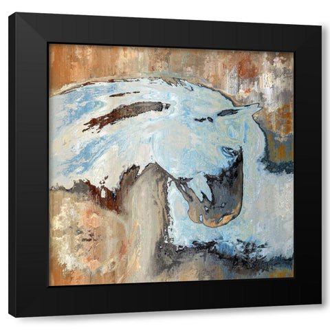 Contemplating the Terrain Black Modern Wood Framed Art Print with Double Matting by Bolokofsky, Ronald