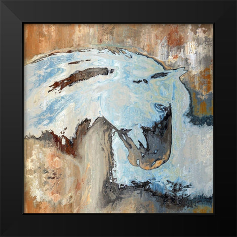 Contemplating the Terrain Black Modern Wood Framed Art Print by Bolokofsky, Ronald