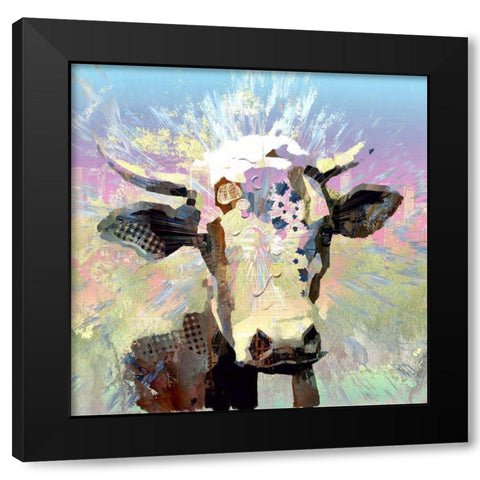 Milk Maid Black Modern Wood Framed Art Print by Bolokofsky, Ronald