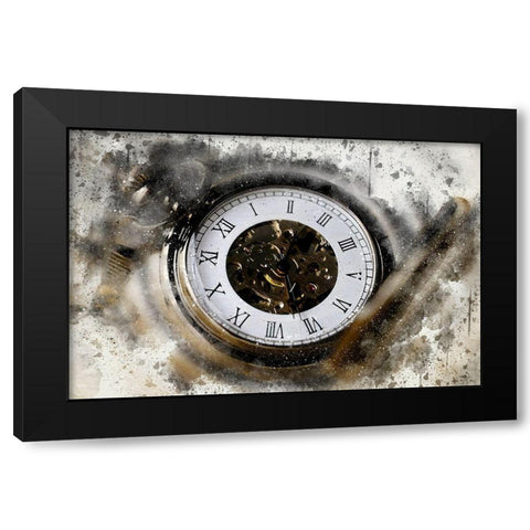 Borrowed Time Black Modern Wood Framed Art Print by Bolokofsky, Ronald