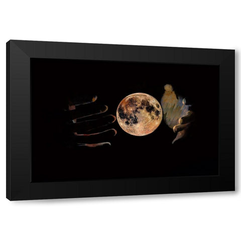 Let There Be Light Black Modern Wood Framed Art Print with Double Matting by Bolokofsky, Ronald