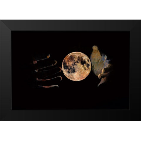 Let There Be Light Black Modern Wood Framed Art Print by Bolokofsky, Ronald
