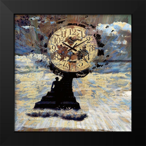 Maritime Black Modern Wood Framed Art Print by Bolokofsky, Ronald