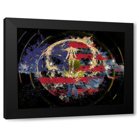 Targeting Freedom Black Modern Wood Framed Art Print by Bolokofsky, Ronald