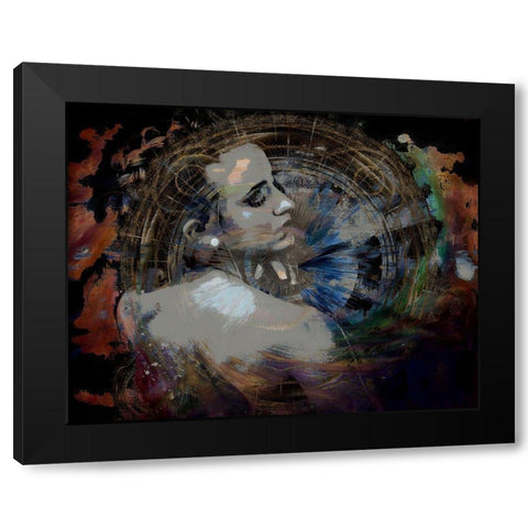 Time Moves On Black Modern Wood Framed Art Print by Bolokofsky, Ronald
