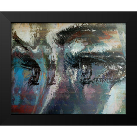 Expressive Domination Black Modern Wood Framed Art Print by Bolokofsky, Ronald
