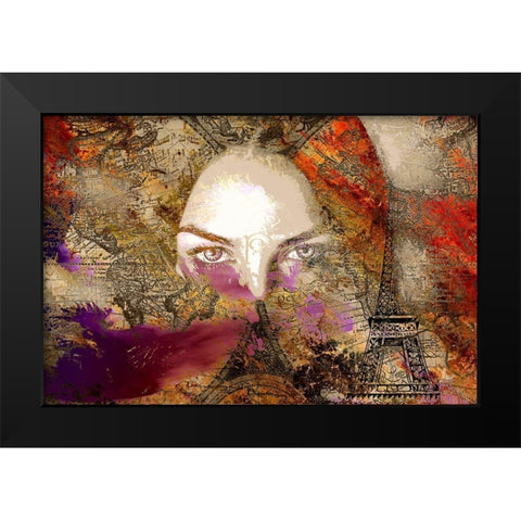 Global View Black Modern Wood Framed Art Print by Bolokofsky, Ronald
