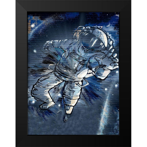Major Tom Black Modern Wood Framed Art Print by Bolokofsky, Ronald