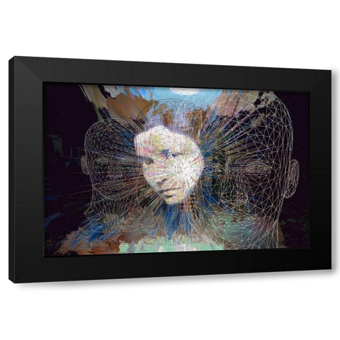 Mind Games II Black Modern Wood Framed Art Print by Bolokofsky, Ronald