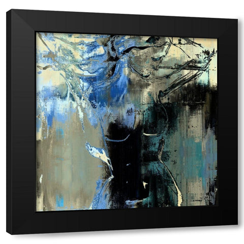 Skinny Dipping III Black Modern Wood Framed Art Print by Bolokofsky, Ronald
