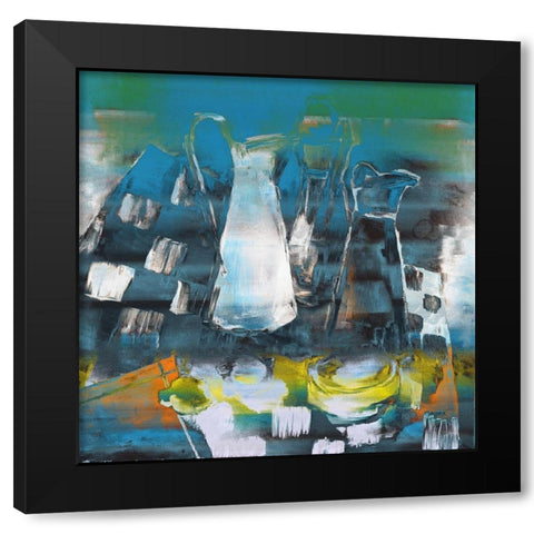 Pitchers Black Modern Wood Framed Art Print with Double Matting by Bolokofsky, Ronald