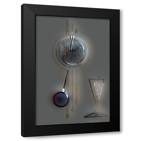 Afternoon Cocktail I Black Modern Wood Framed Art Print by Bolokofsky, Ronald