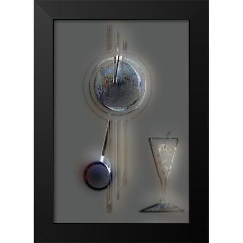 Afternoon Cocktail I Black Modern Wood Framed Art Print by Bolokofsky, Ronald