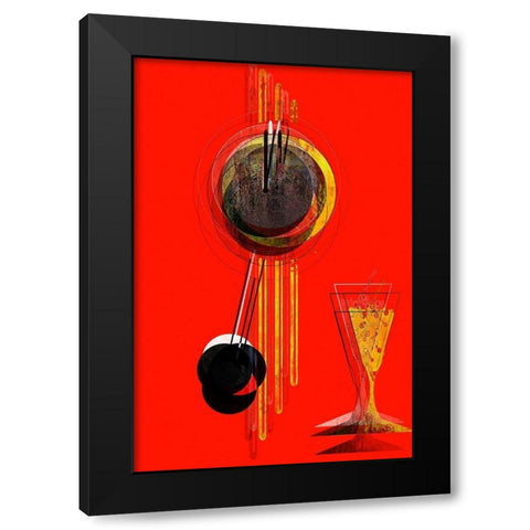 Afternoon Hangover I Black Modern Wood Framed Art Print with Double Matting by Bolokofsky, Ronald