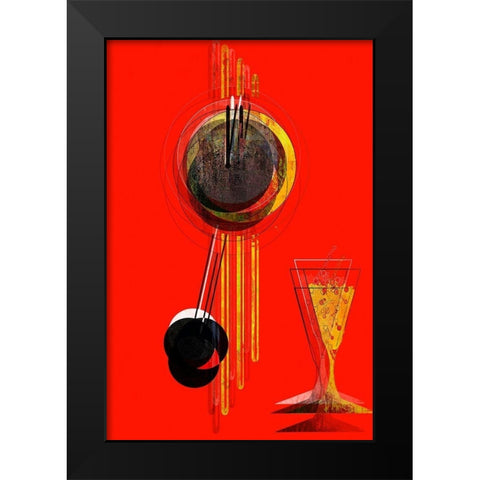 Afternoon Hangover I Black Modern Wood Framed Art Print by Bolokofsky, Ronald