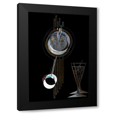 Afternoon Hangover III Black Modern Wood Framed Art Print with Double Matting by Bolokofsky, Ronald