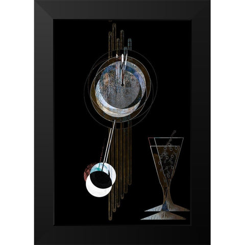 Afternoon Hangover III Black Modern Wood Framed Art Print by Bolokofsky, Ronald
