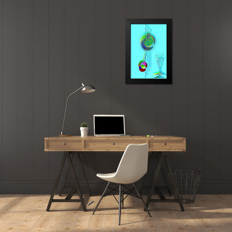 Afternoon Hangover IV Black Modern Wood Framed Art Print by Bolokofsky, Ronald