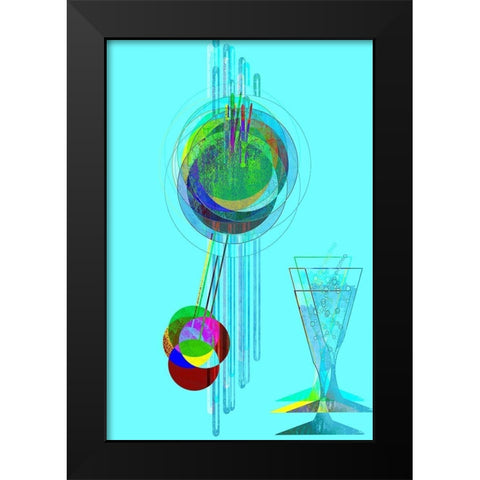 Afternoon Hangover IV Black Modern Wood Framed Art Print by Bolokofsky, Ronald