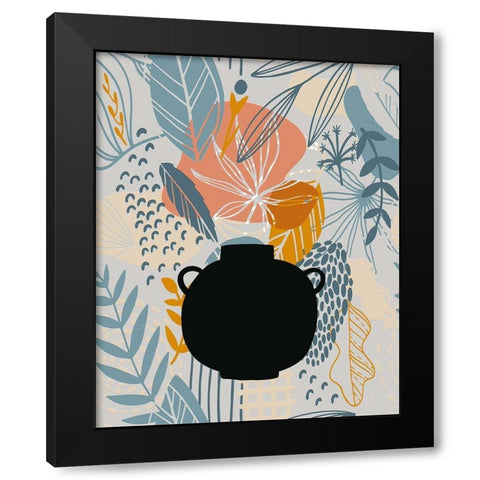 Autumn Leaves 74 Black Modern Wood Framed Art Print by Bolokofsky, Ronald