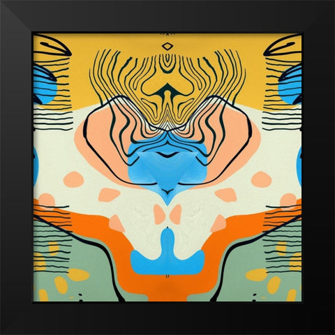 Bull Dog I Black Modern Wood Framed Art Print by Bolokofsky, Ronald