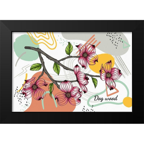 Dogwood 662 Black Modern Wood Framed Art Print by Bolokofsky, Ronald
