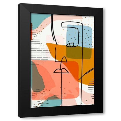 Modern Man 44C Black Modern Wood Framed Art Print with Double Matting by Bolokofsky, Ronald
