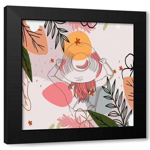 Summer Sun 206 Black Modern Wood Framed Art Print with Double Matting by Bolokofsky, Ronald