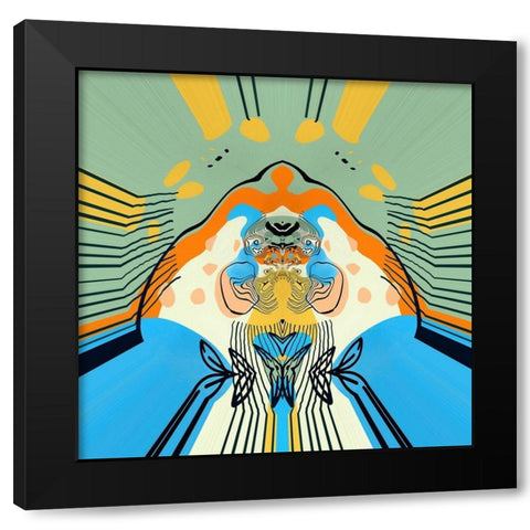 Walking the Runway Black Modern Wood Framed Art Print with Double Matting by Bolokofsky, Ronald